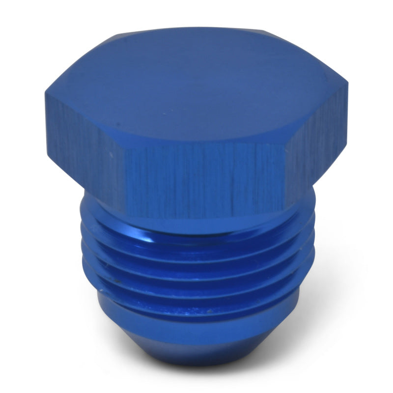 Russell -8 AN Flare Plug Adapters (Blue Finish) 660200 Photo - out of package
