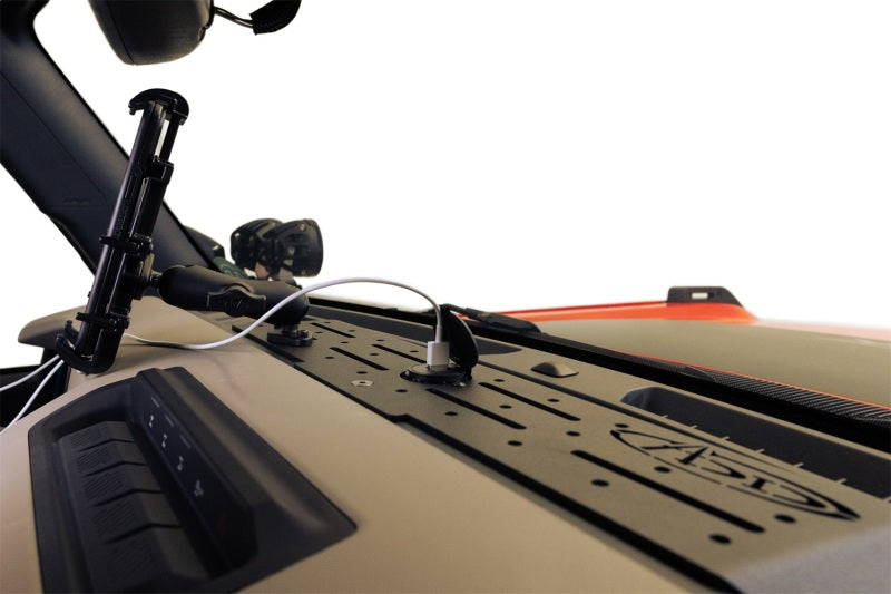 Addictive Desert Designs ADD 21-23 Ford Bronco & Bronco Raptor Digital Device Dash Mount AC2302601NA AC2302601NA Photo - Mounted