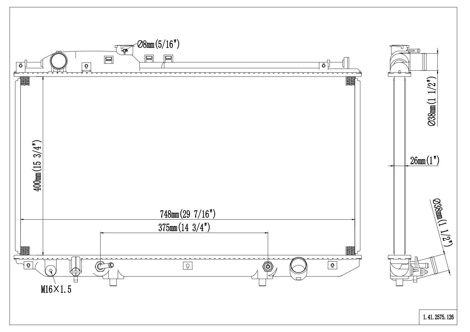 Reach Cooling Radiator 41-2575