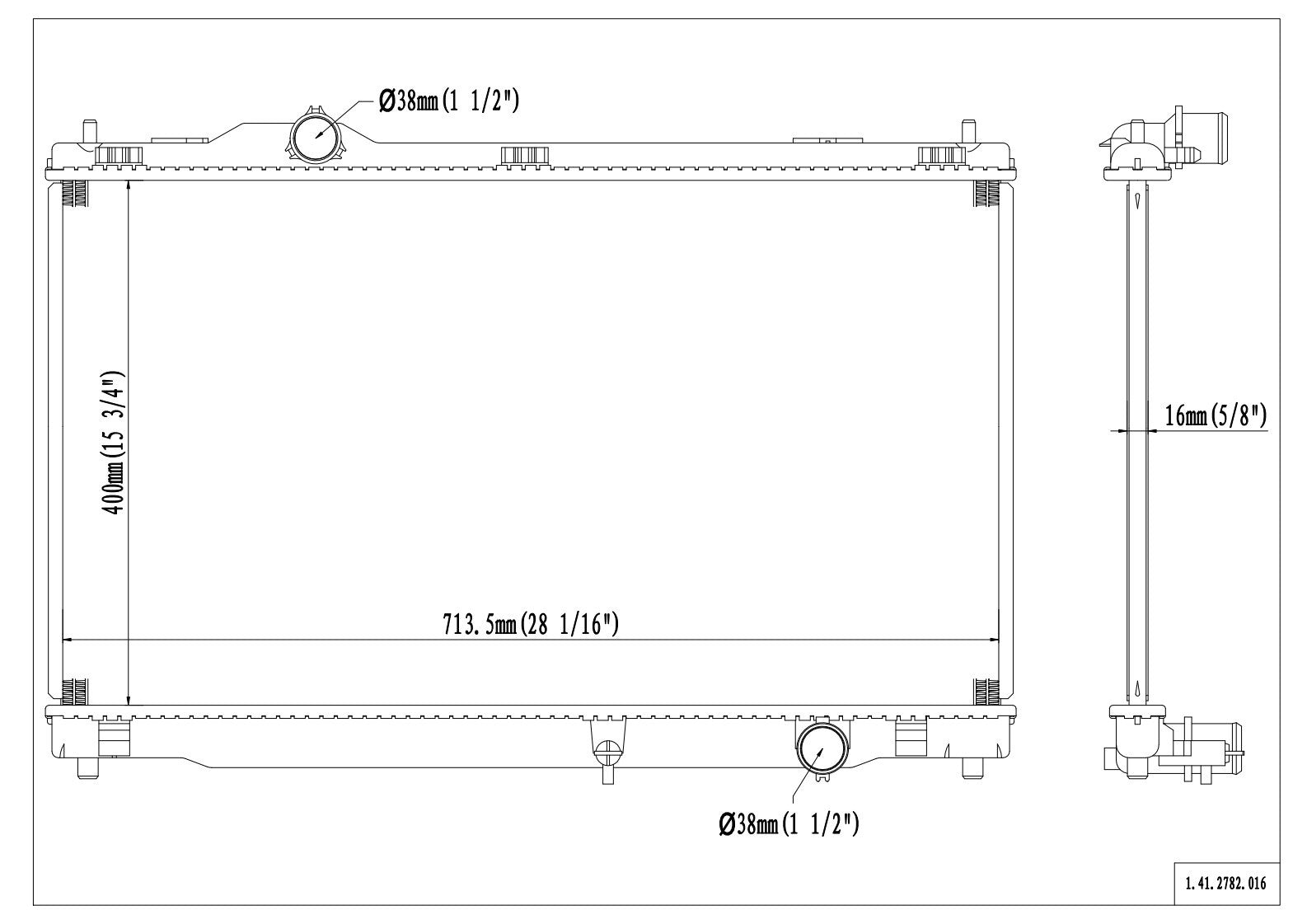 Reach Cooling Radiator 41-2782