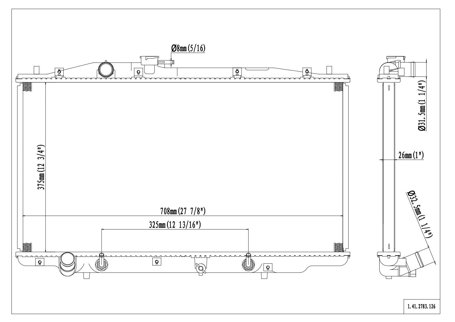 Reach Cooling Radiator 41-2783