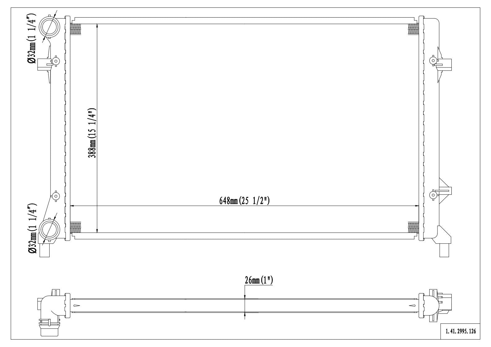 Reach Cooling Radiator 41-2995