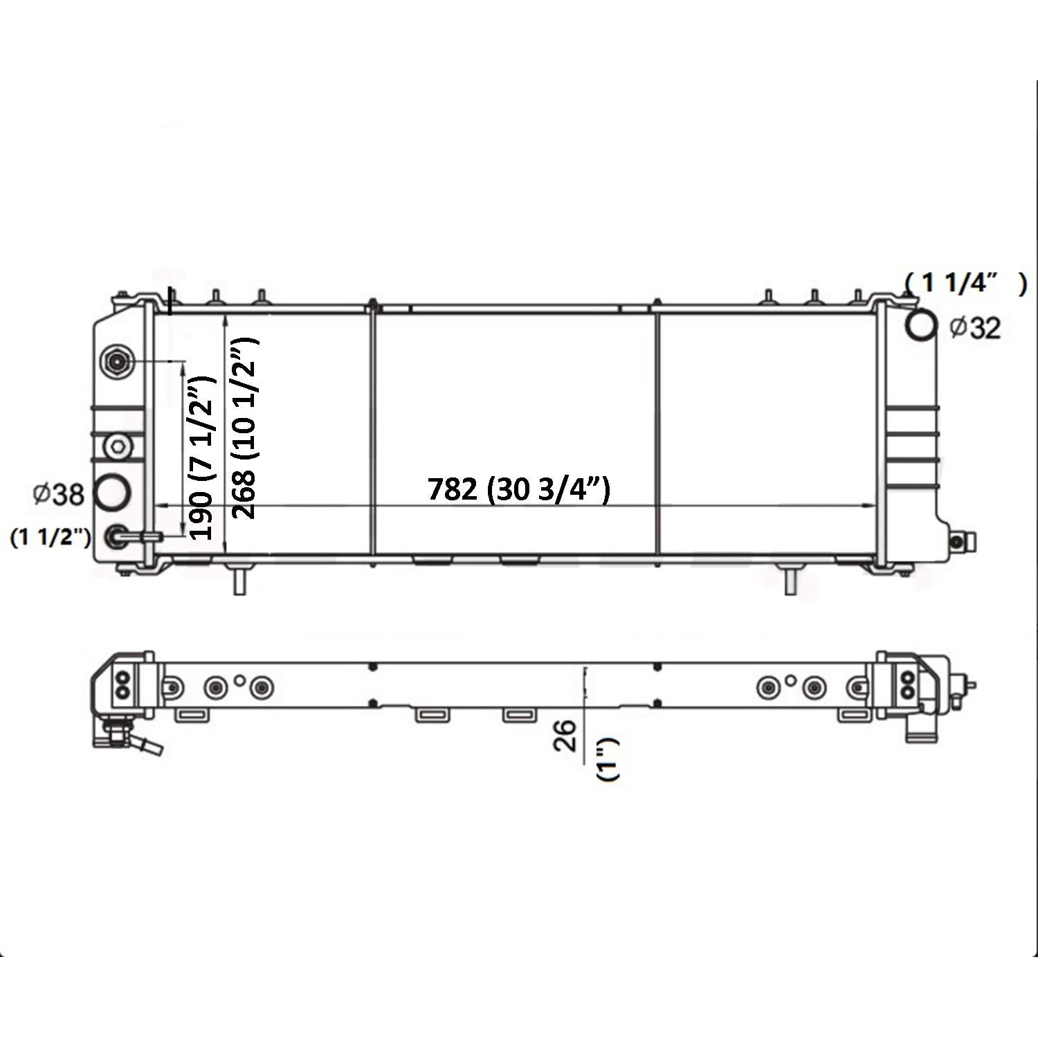 Reach Cooling Radiator 41-78