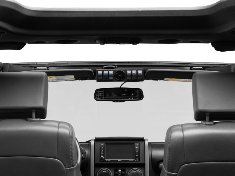 Raxiom 07-18 Jeep Wrangler JK Control Box w/ Switch Panel J131127 J131127 Photo - Close Up