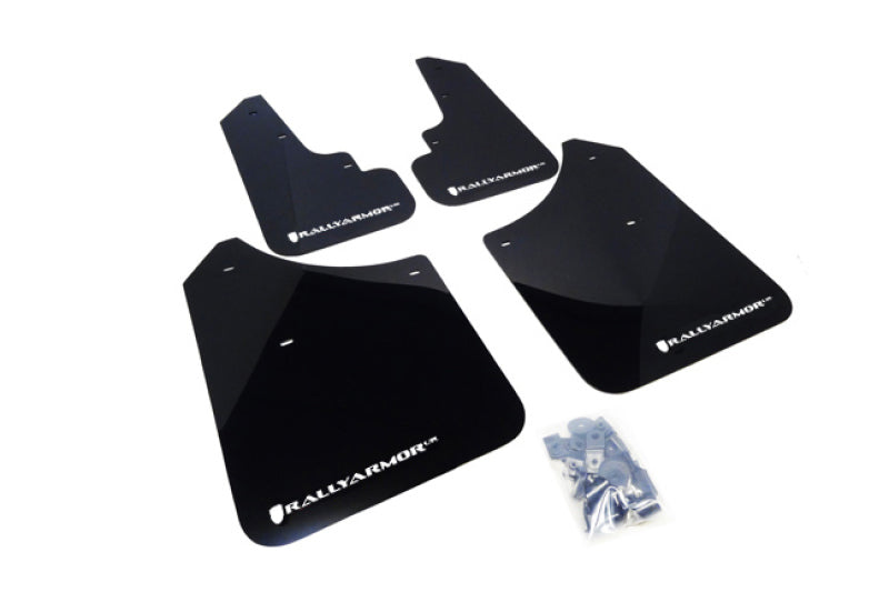 Rally Armor 03-08 Forester UR Mud Flap White Logo MF5-UR-BLK/WH Photo - Primary