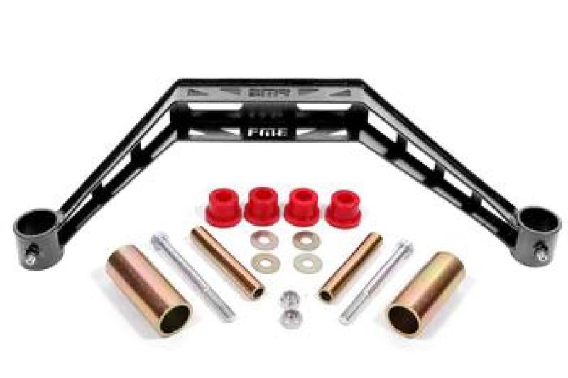 BMR Suspension BMR 79-93 Ford Mustang Transmission Crossmember TH400 / T-56 - Black Hammertone TC731H TC731H User 1