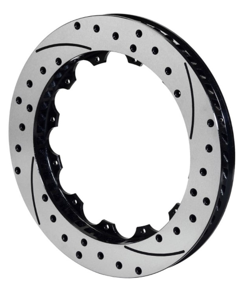 Wilwood Rotor-SV-SRP 72 Iron-RH-BLK-Drill, 14.00 x 1.25 - 12 on 8.75" 160-8396-BK User 1