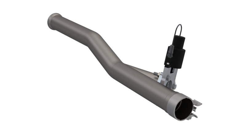 QTP 2018 Jeep Wrangler JL 4DR 2.5in 304SS Aggressor Cutout Mid Pipe 525018 525018 Photo - Primary