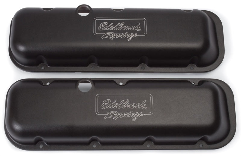 Edelbrock Valve Cover, Victor Series, Chevrolet, 1965 & Later 396-502 V8, Low, B 41813 Photo - Primary