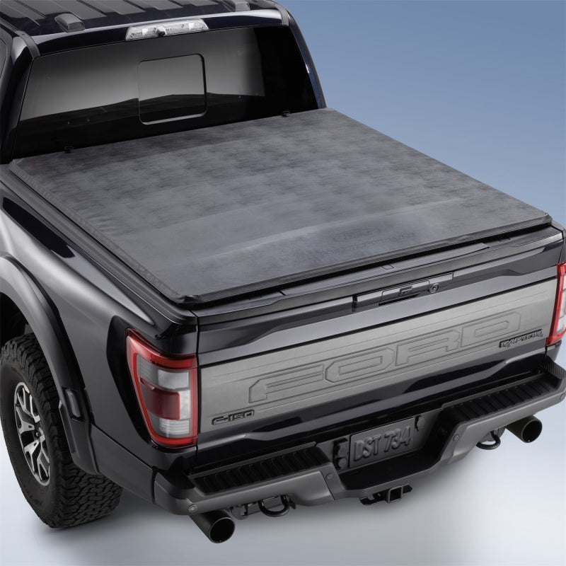Ford Racing 15-22 F-150 Ford Performance Tri-Fold Tonneau Cover - 5.5in Bed M-98150-FP M-98150-FP Photo - Mounted