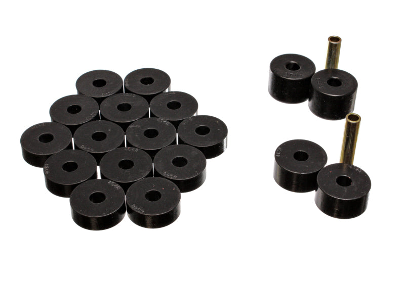 Energy Suspension Body Mount Set Black Jeep CJ5 All 1974-1975 2.4106G Photo - Primary