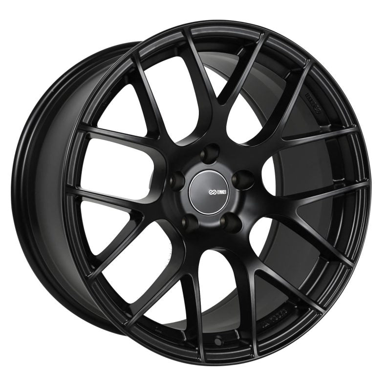 Enkei Raijin Wheel Black 18x9.5 +45 5x100 467-895-8045BK Photo - Primary