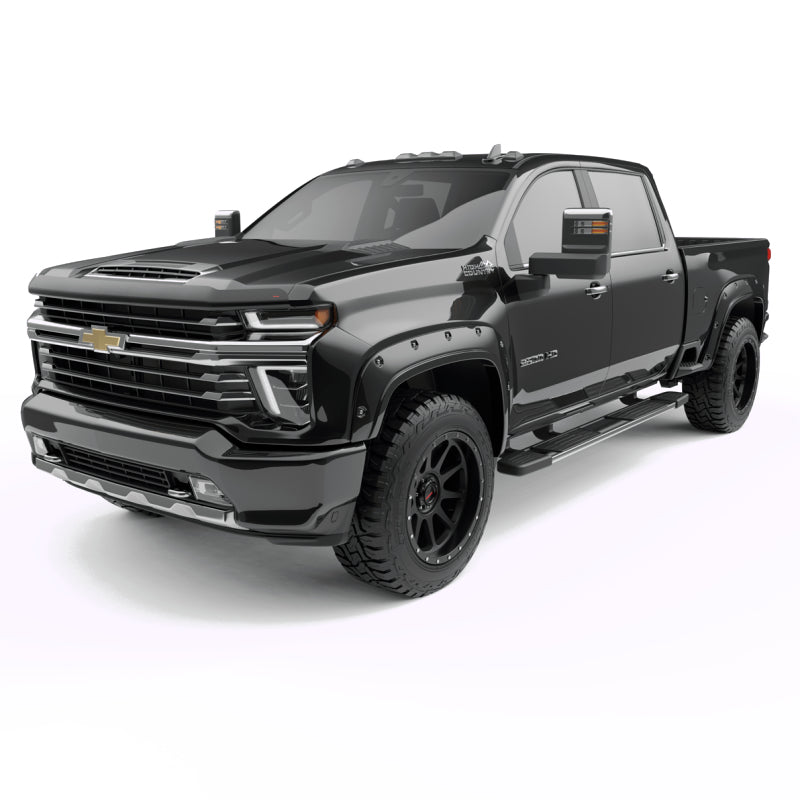 EGR 20-23 Chevrolet Silverado 2500Hd/3500Hd Traditional Bolt-On Look Fender Flares Black Set Of 4 791884-GBA 791884-GBA Photo - Primary