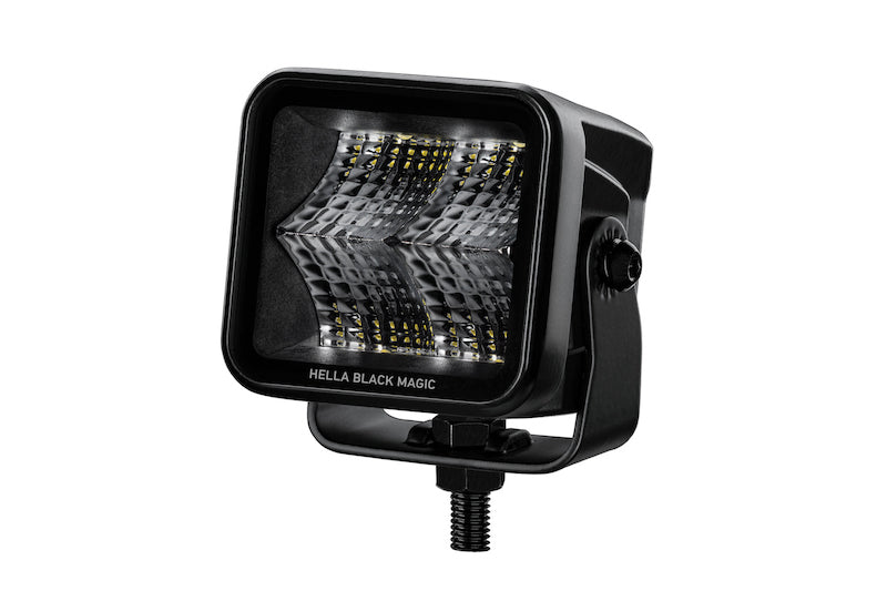 Hella Universal Black Magic 2.7in L.E.D. Cube Kit - Flood Beam 358176801 358176801 Photo - Primary