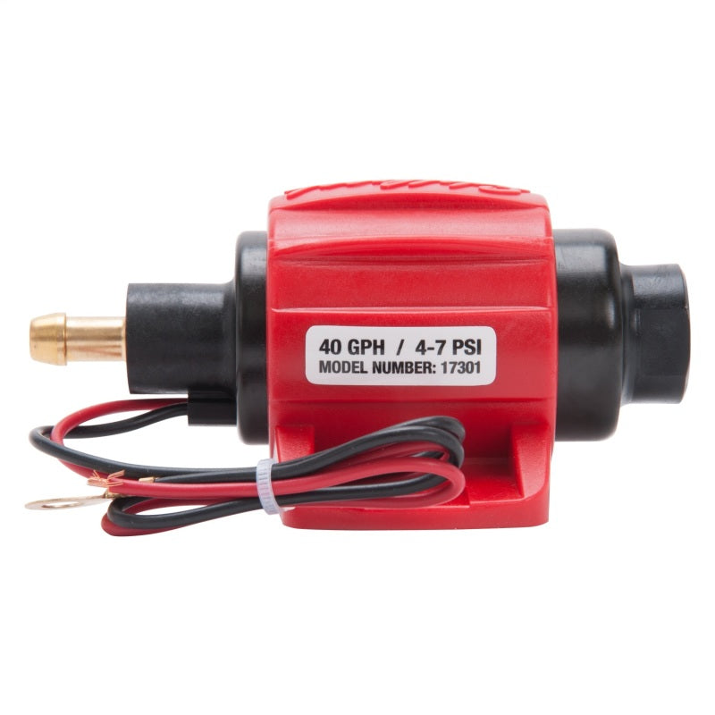 Edelbrock Fuel Pump Low Pressure 12v 38 Gph Gasoline Only 17301 Photo - Unmounted