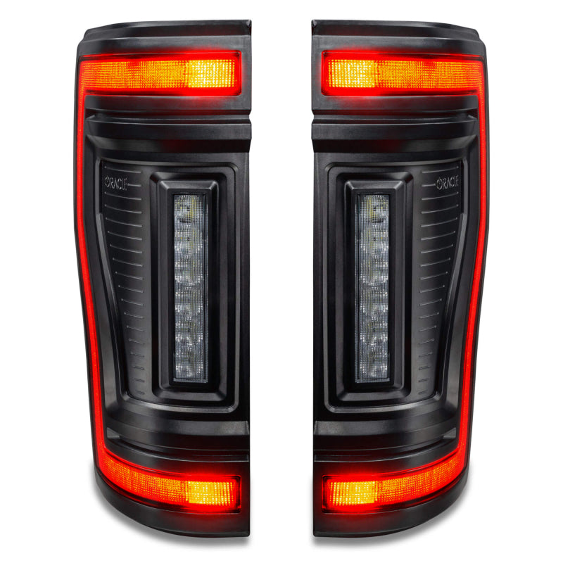 ORACLE Lighting 17-22 Ford F-250/350 (Black Series) Flush Mount LED Tail Lights 5896-504-T 5896-504-T Photo - out of package