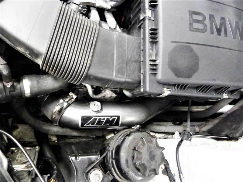 AEM Induction AEM 11-13 BMW 335I L6-3.0L F/I Turbo Intercooler Charge Pipe Kit 26-3009C 26-3009C Photo - Mounted