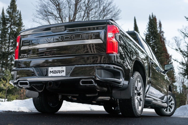 MBRP 2019 Chevrolet Silverado 1500 4.3L/5.3L 2.5in Cat Back Dual Rear Exit - T409 S5085409 S5085409 Photo - lifestyle view