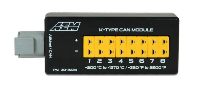 AEM 8 Channel K-Type Thermocouple EGT CAN Module 30-2224 30-2224 Photo - out of package