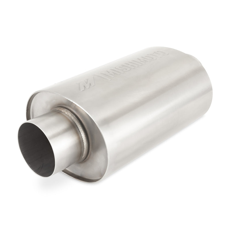 Mishimoto Universal Resonator with 3in Inlet/Outlet - Brushed MMEXH-RES-3BR MMEXH-RES-3BR Photo - Primary