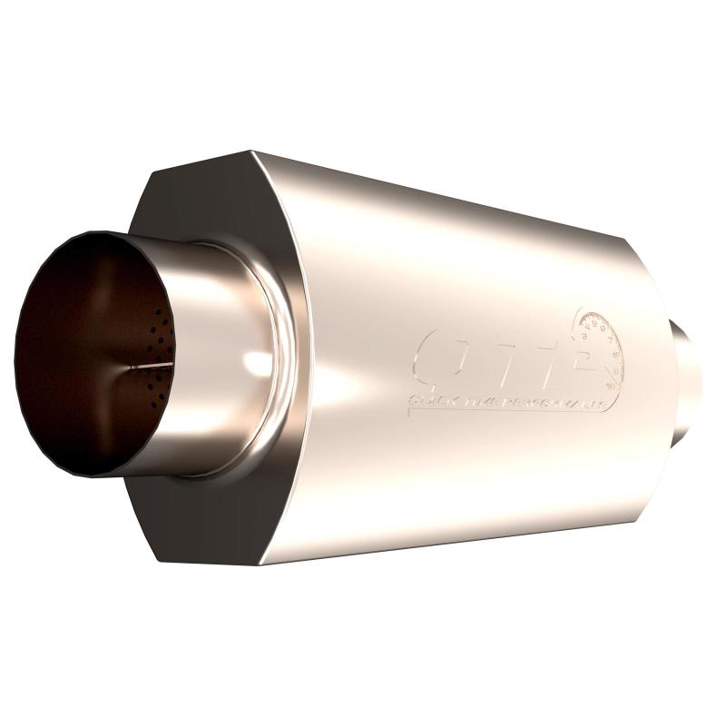 QTP 4in Weld-On 304SS AR3 Muffler 12400 12400 Photo - Primary
