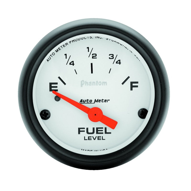 Autometer Gauge, Fuel Level, 2 1/16", 240?e to 33?f, Elec, Phantom 5716 Photo - Primary