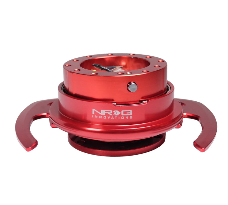 NRG Quick Release Kit Gen 4.0 - Red Body / Red Ring w/ Handles SRK-700RD SRK-700RD Photo - Primary