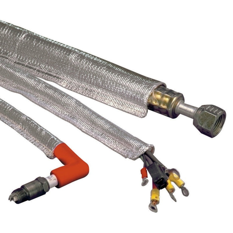 DEI Heat Sheath 1-1/4in I.D. x 3ft - Aluminized Sleeving- Sewn Edge 10404 10404 Photo - Unmounted