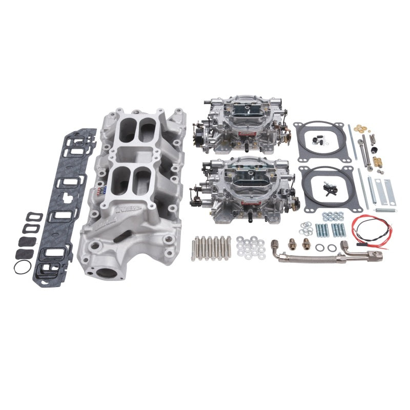Edelbrock Dual Quad Kit RPM Air-Gap 289-302 Ford 2035 2035 Photo - Unmounted