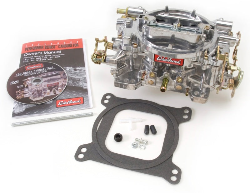 Edelbrock Carburetor, Performer Series, 4-Barrel, 500 CFM, Manual Choke 1404 Photo - Primary