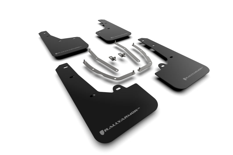 Rally Armor 2022 Hyundai Tucson Black UR Mud Flap w/ Grey Logo MF75-UR-BLK-GRY MF75-UR-BLK-GRY User 1