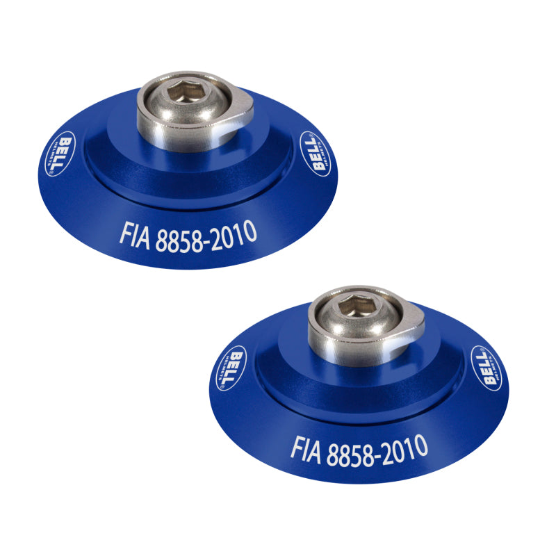 Bell HANS Clip Set - Blue FIA8858-2010 2100003 2100003 Photo - Primary