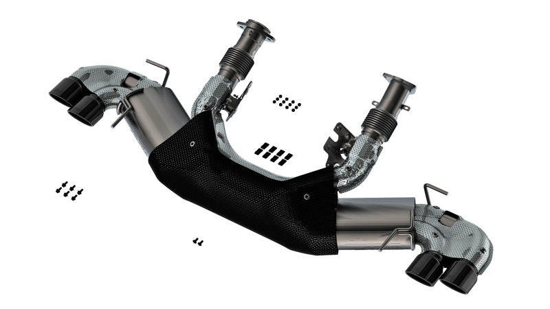 Borla 20-23 Chevy Corvette 6.2L V8 AT w/o NPP 3in ATAK Catback Exhaust - Black Chrome Tips 140841BC 140841BC Photo - Primary