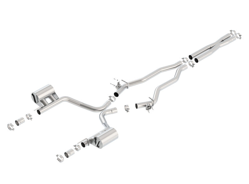Borla 2015-2016 Charger SRT 392 / Scat Pack 6.4L Atak Catback Exhaust Single Split Rear Exit 140675 140675 Photo - Primary