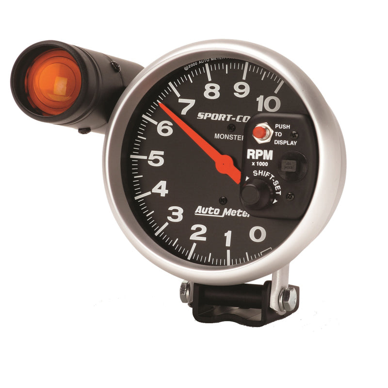 Autometer 5" Pedestal Tachometer, 0-10,000 Rpm, Sport-Comp 3904 User 3