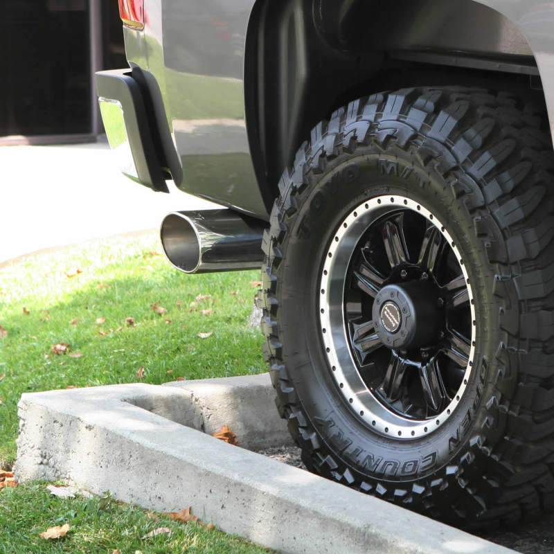 Banks Power 07-10 Chevy 6.6L LMM ECSB-CCLB Monster Exhaust System - SS Single Exha 47784 Photo - lifestyle view