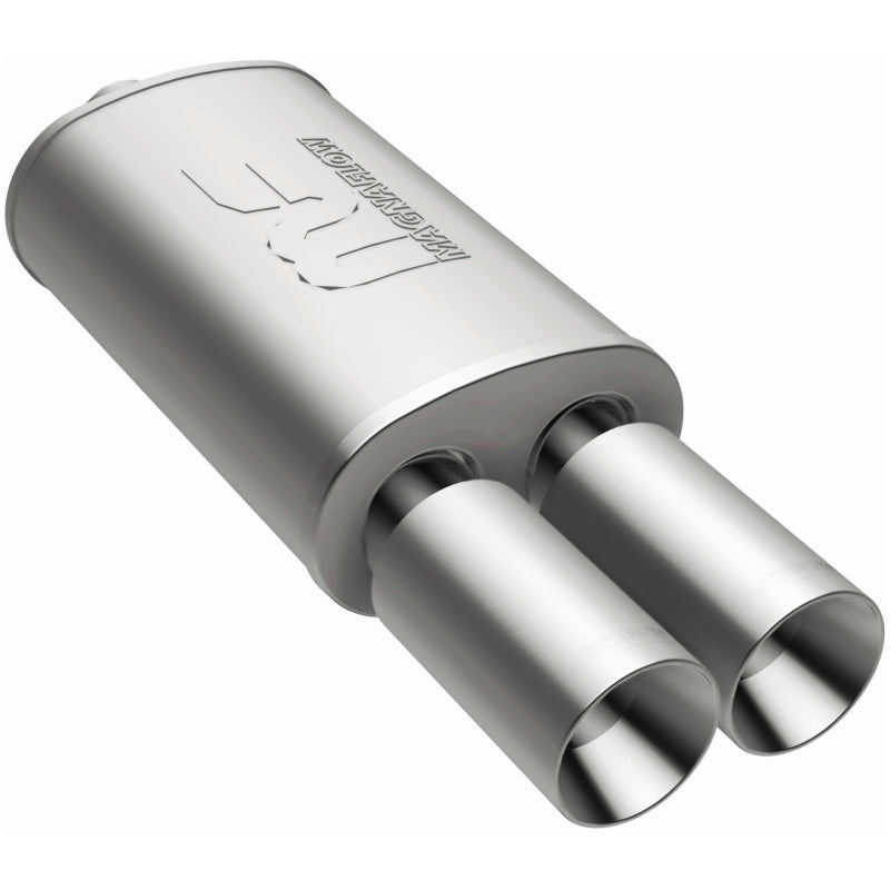 MagnaFlow 5" X 8" Oval Center/Dual Performance Muffler With Tip 14816 Photo - out of package