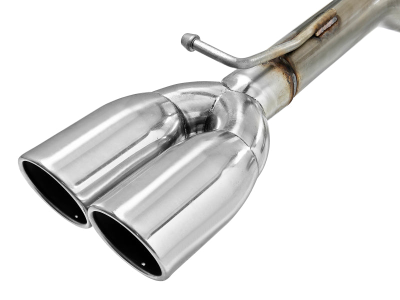 aFe MACH Force-Xp 2-1/2in 304 SS Cat-Back Exhaust 15-19 Dodge Challenger V6-3.6L - Polished Tip 49-32067-P 49-32067-P Photo - Unmounted