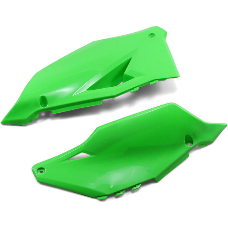 Cycra 21-23 Kawasaki KX450X Side Number Panels OEM Green 1CYC-2770-72 1CYC-2770-72 Photo - Primary