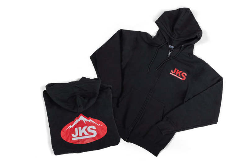 JKS Manufacturing Zippered Black Hoodie - Medium JKSAPP140BLKM JKSAPP140BLKM Photo - Primary