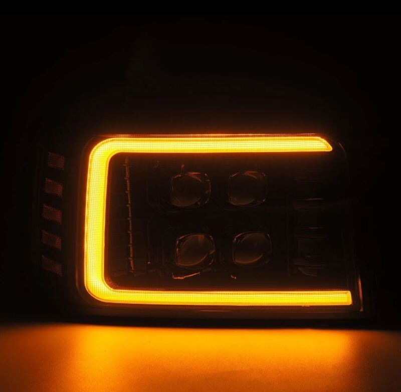 AlphaRex 92-96 Ford F-Series/Bronco NOVA-Series LED Proj Headlight Alpha-Bk w/Actv Light SS & SBDRL 880269 880269 User 3
