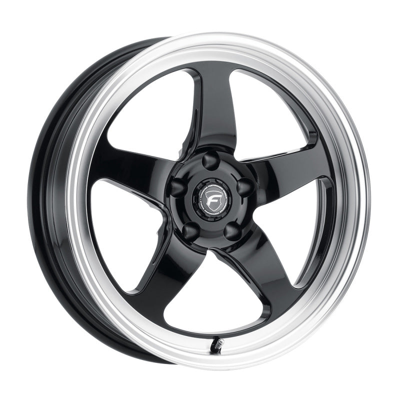 Forgestar D5 15x10 / 5x114.3 BP / ET25 / 6.5in BS Gloss Black Wheel F001B0067P25 F001B0067P25 Photo - Primary