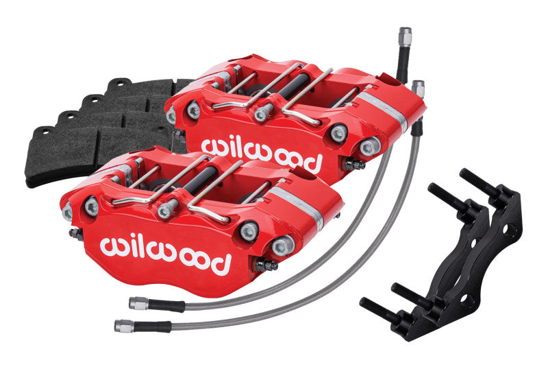 Wilwood 84-89 Porsche 911 Rear Dynapro Caliper Kit 3in MT - Red 140-16678-R 140-16678-R User 1