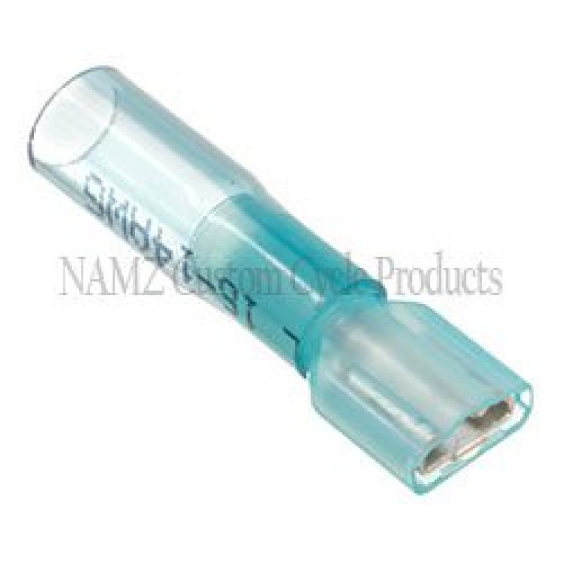 NAMZ Heat Sealable .25in. Female Quick Disconnect Terminals 16-14g (25 Pack) NIS-19164-0050 NIS-19164-0050 Photo - Primary