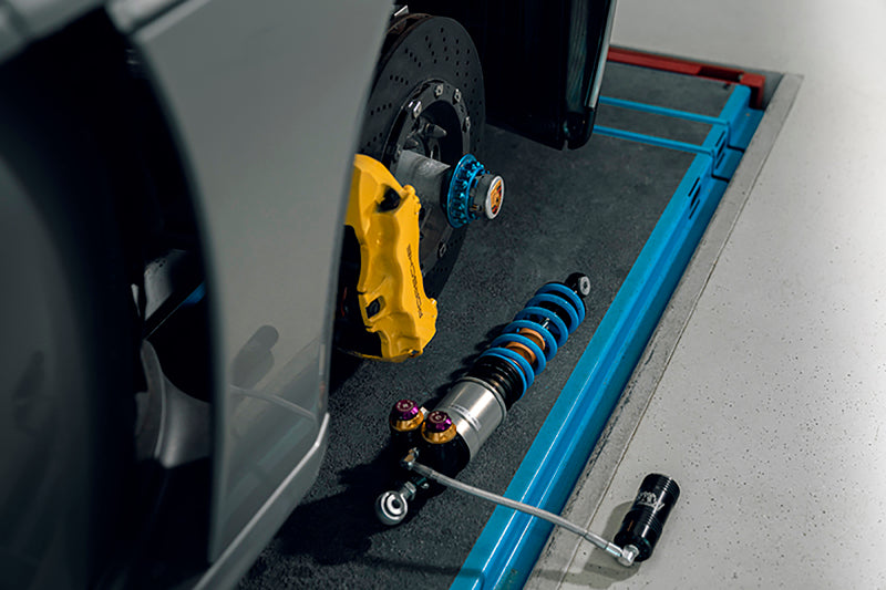 KW 04-05 Porsche Carrera GT Special Edition HLS4 V5 Coilover Kit w/ Red & Blue Springs 3097140A 3097140A User 2