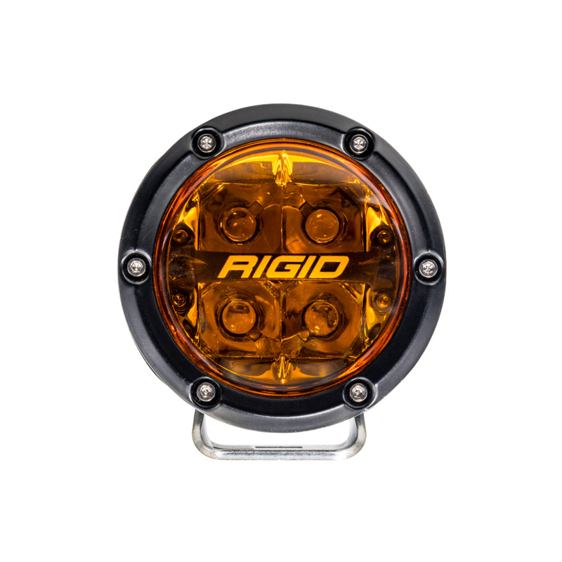Rigid Industries 360-Series SAE Fog w/ Amber PRO Lens - White (Pair) 36123 Photo - Primary
