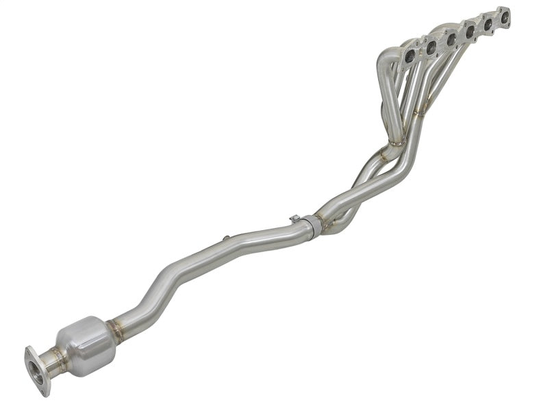 aFe Twisted Steel Long Tube Header & Connection Pipes Street Series Nissan 48-36109-YC Photo - Primary