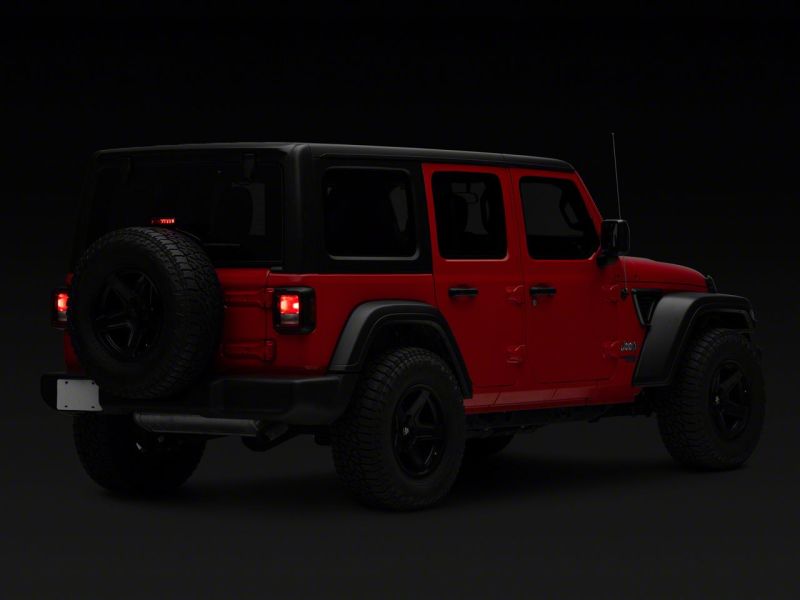 Raxiom 18-23 Jeep Wrangler JL Axial Series LED Third Brake Light- Smoked J142673-JL J142673-JL Photo - Close Up