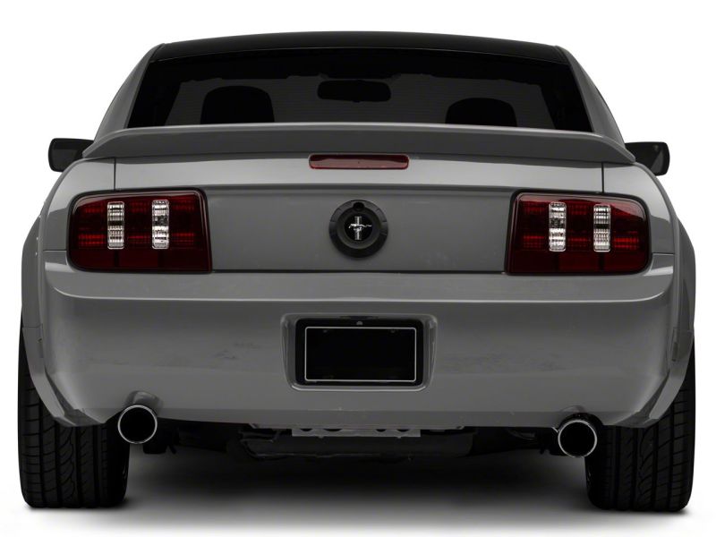 Raxiom 05-09 Ford Mustang Coyote Tail Lights- Blk Housing (Smoked Lens) 49117 49117 Photo - Close Up