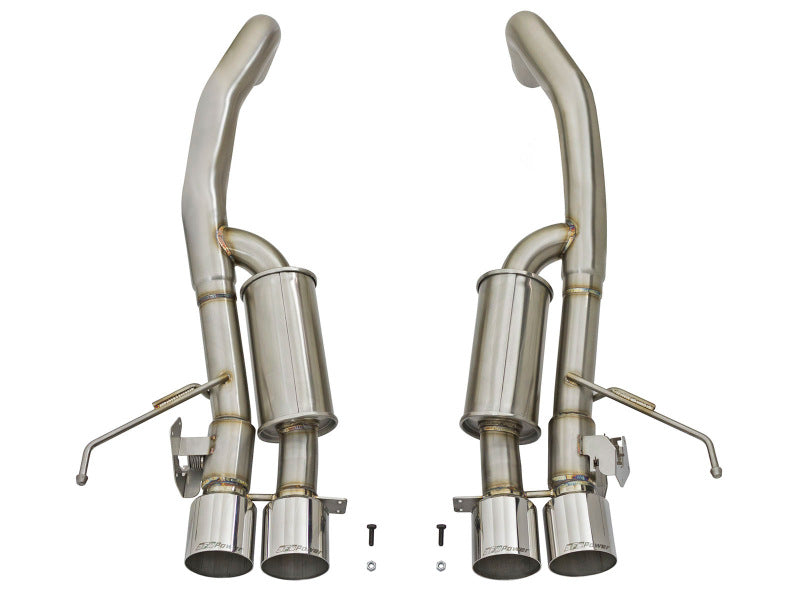 aFe MACH Force-Xp Axle-Back Exhaust System w/ OE-Style NPP Valves 49-34082-P Photo - Unmounted